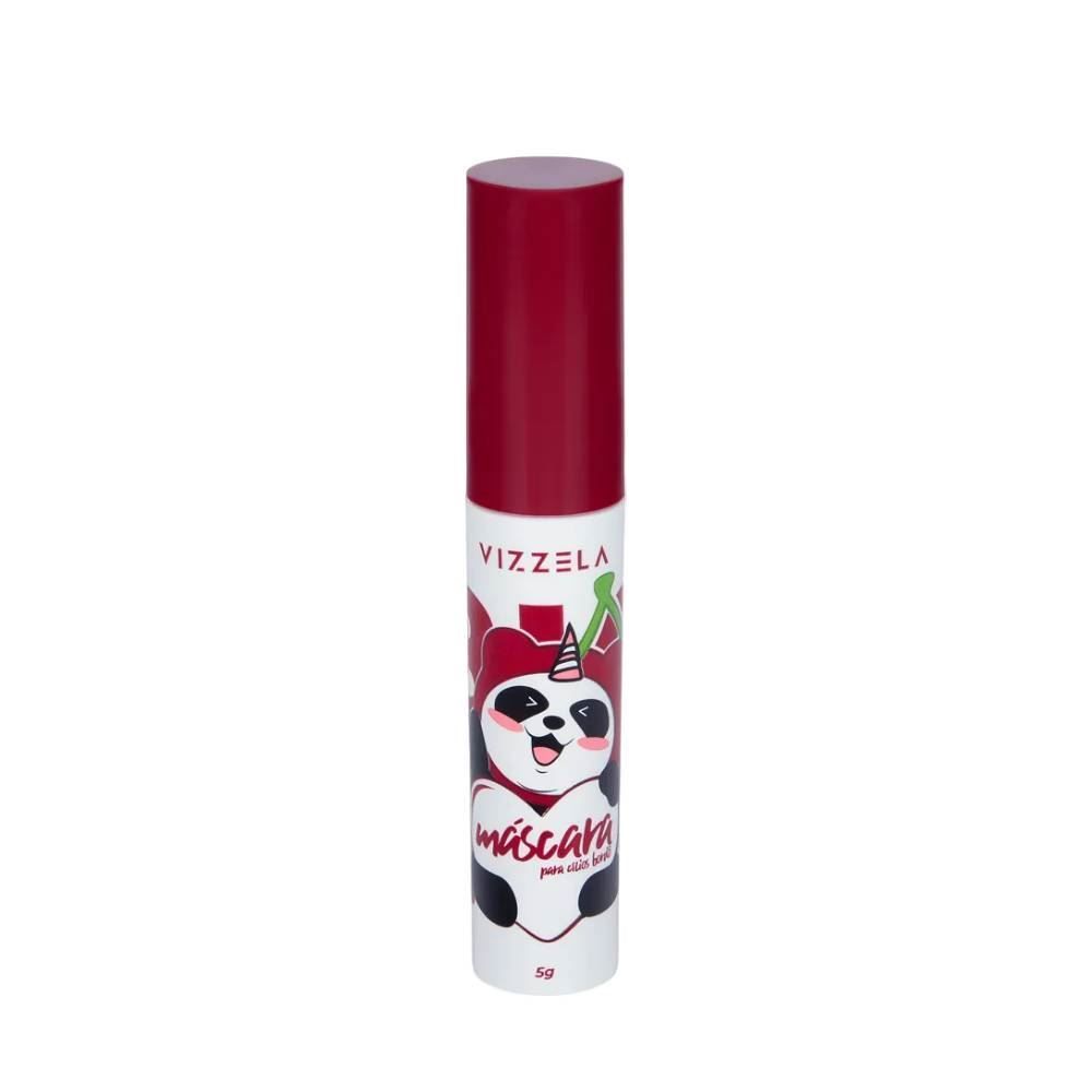 Máscara De Cílios Big No Panda Cherry Bordô Vizzela - 5g