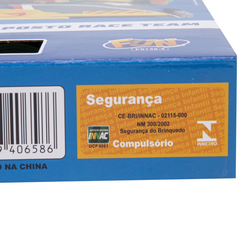 Massinha Hot Wheels Posto Race Team Da Fun - F0138-2	