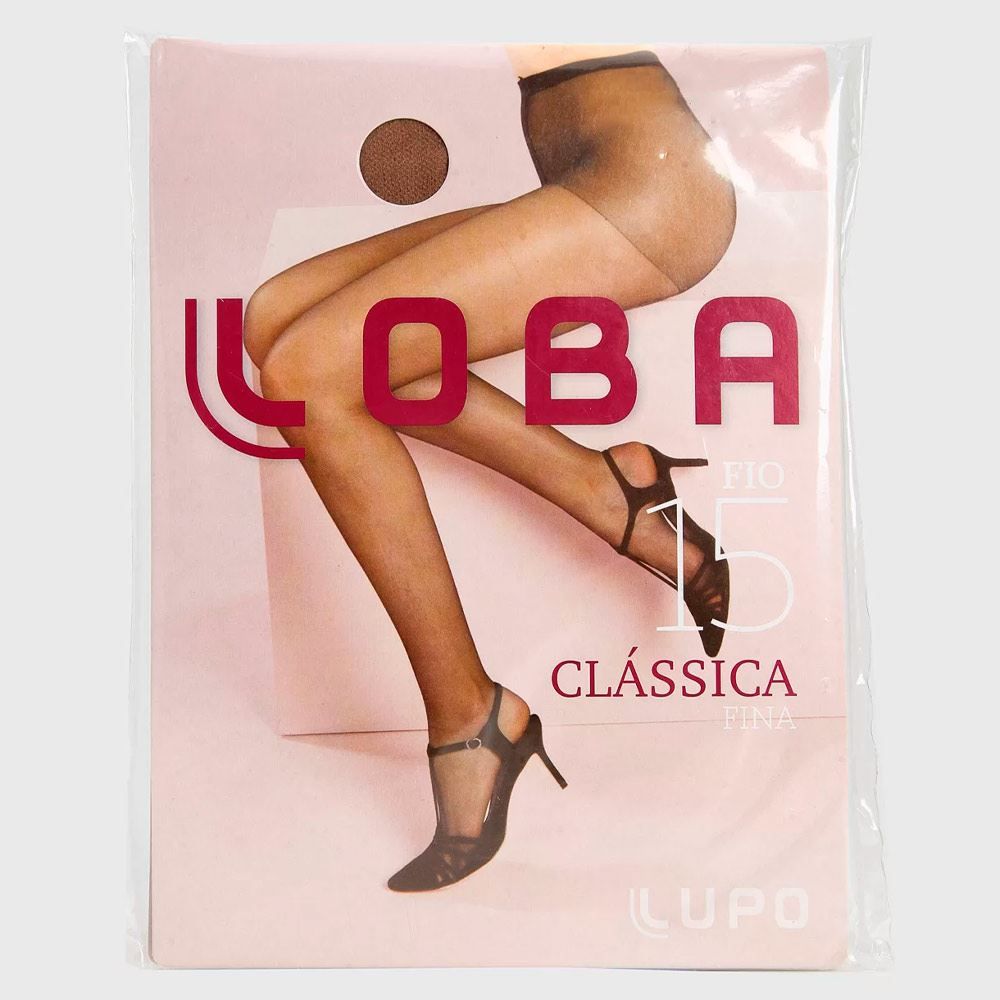 Meia Calça Clássica Transparente Fina Fio 15 Lupo