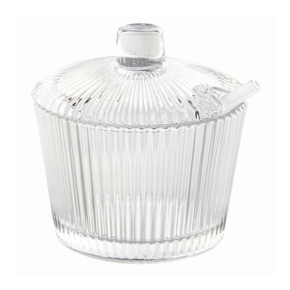 Meleira De Vidro Com Tampa E Colher Para Mel Graffiato Hauskraft 200Ml - Cameratta