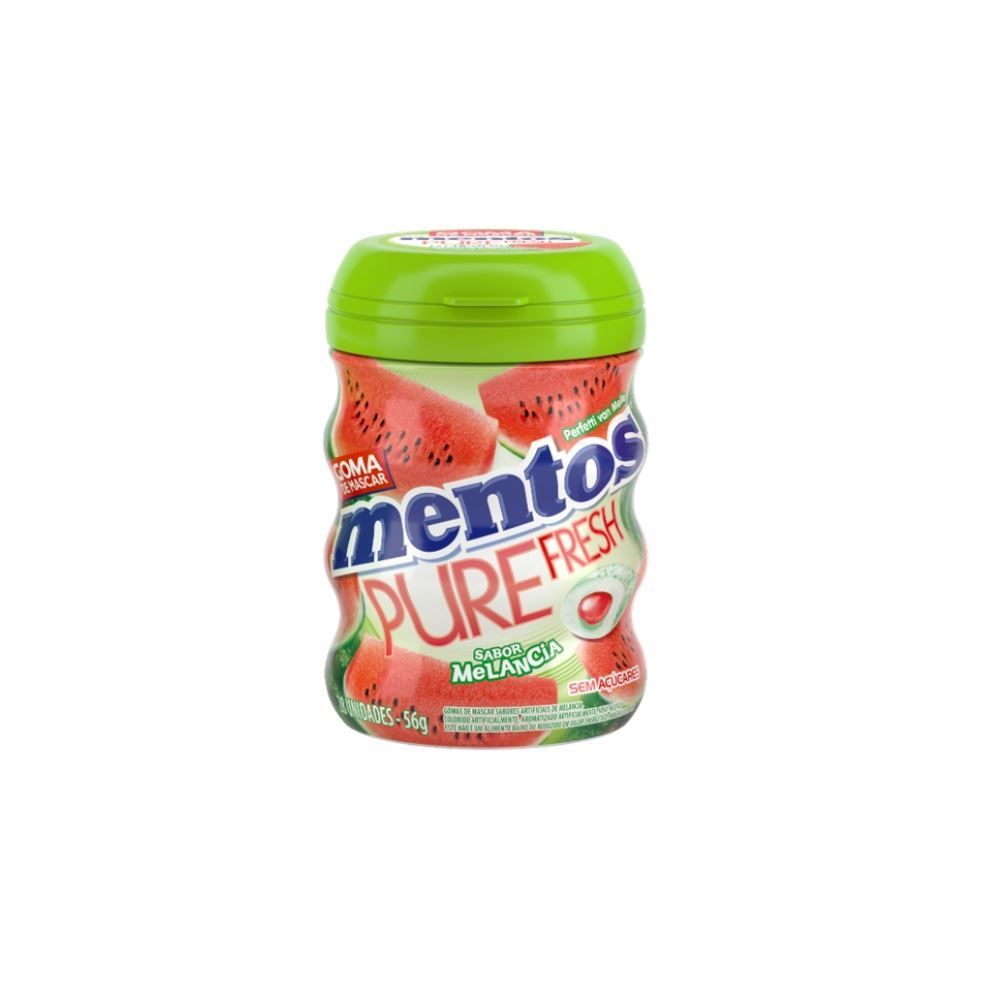 Mentos de Garrafa Pure Fresh Melancia 56G
