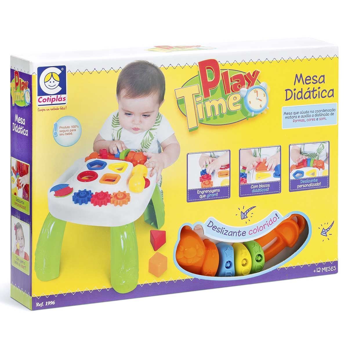 Mesa Didática Play Time 1996 Cotiplás - Colorido