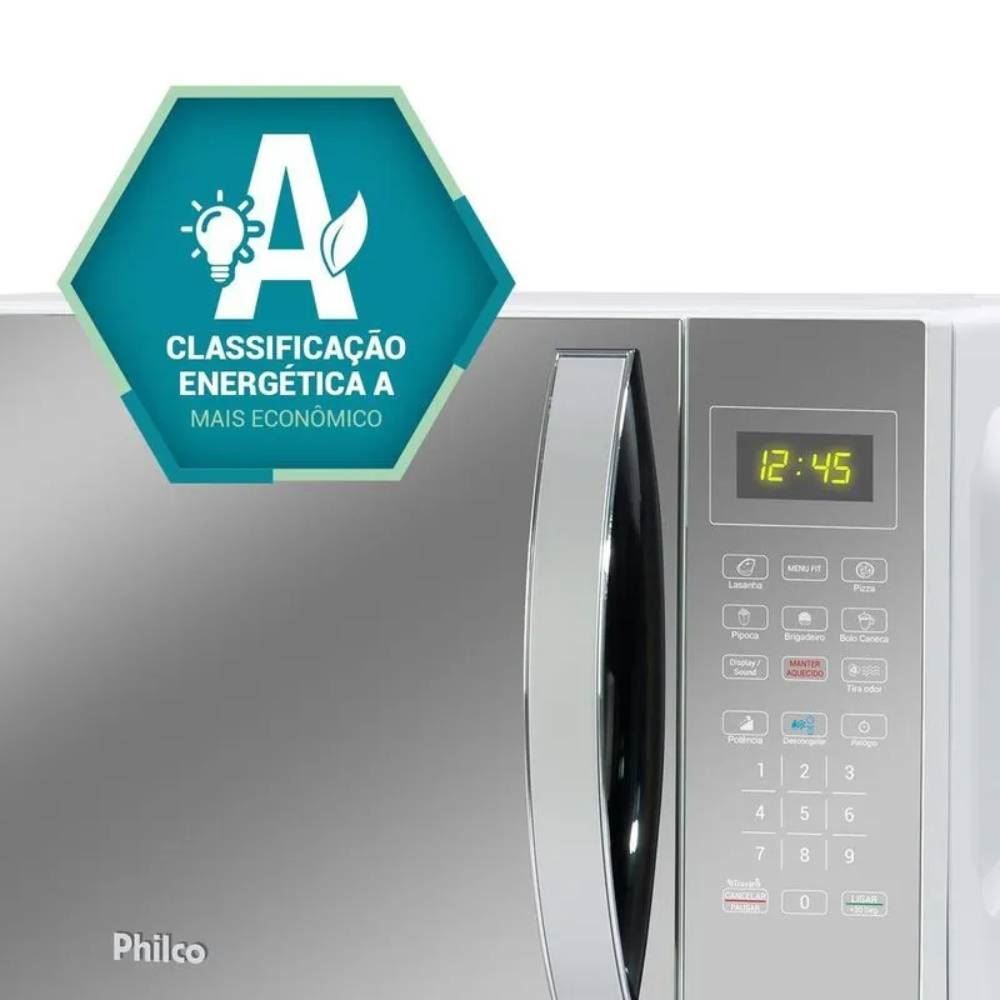 Micro-ondas 33 Litros Philco Limpa Fácil PMO38E 1400W