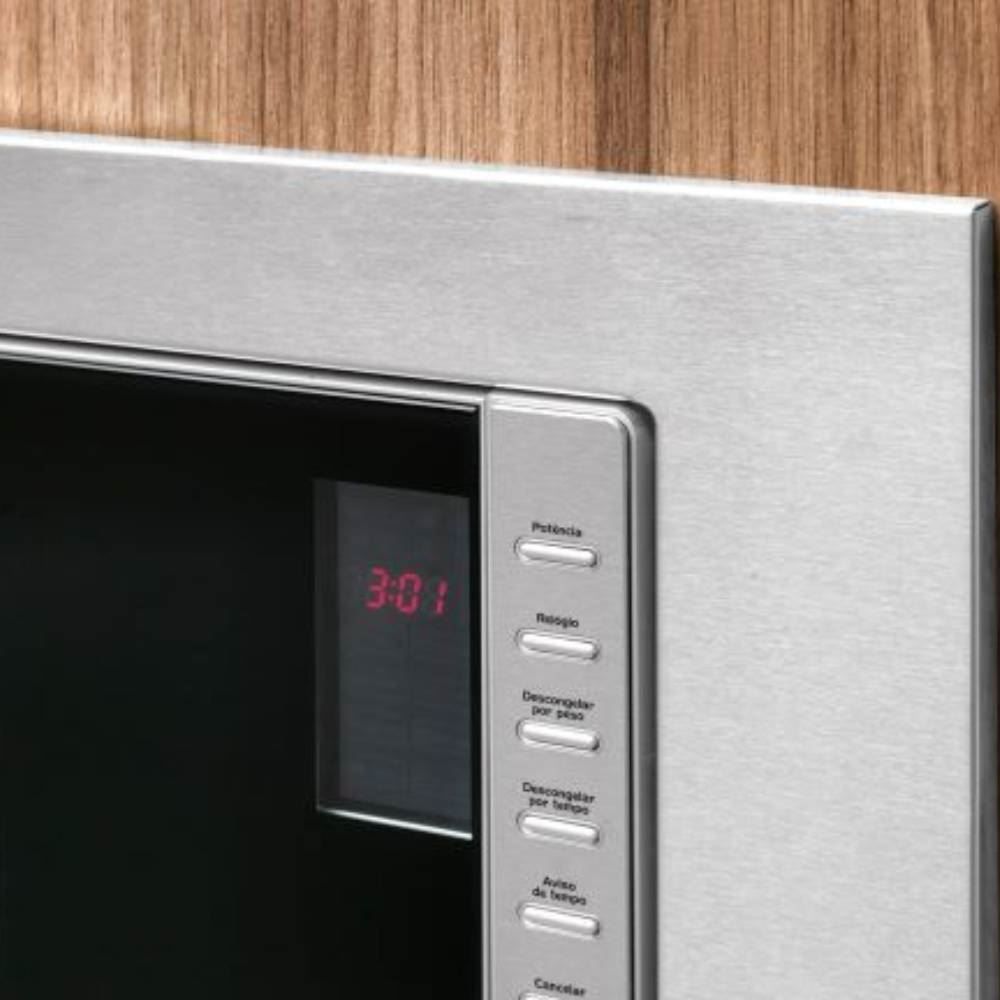 Micro-ondas de Embutir Fischer Fit Line 25 litros com função de descongelar