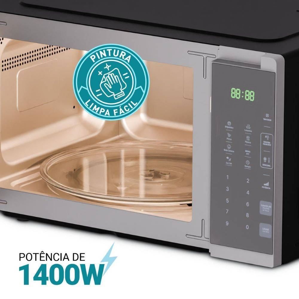 Micro-Ondas Philco 33 Litros 1400W Espelhado PMO38T