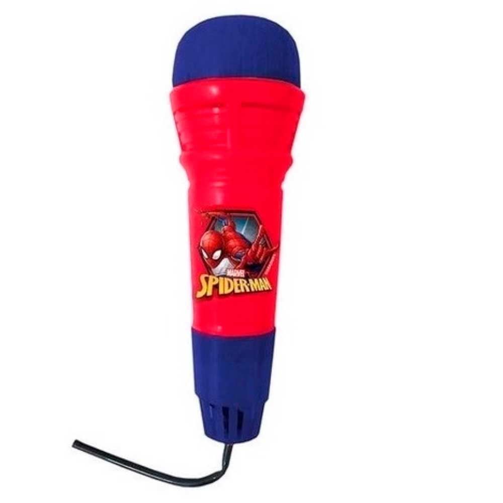 Microfone De Brinquedo Spider-Man Com Eco Etitoys - YD-215