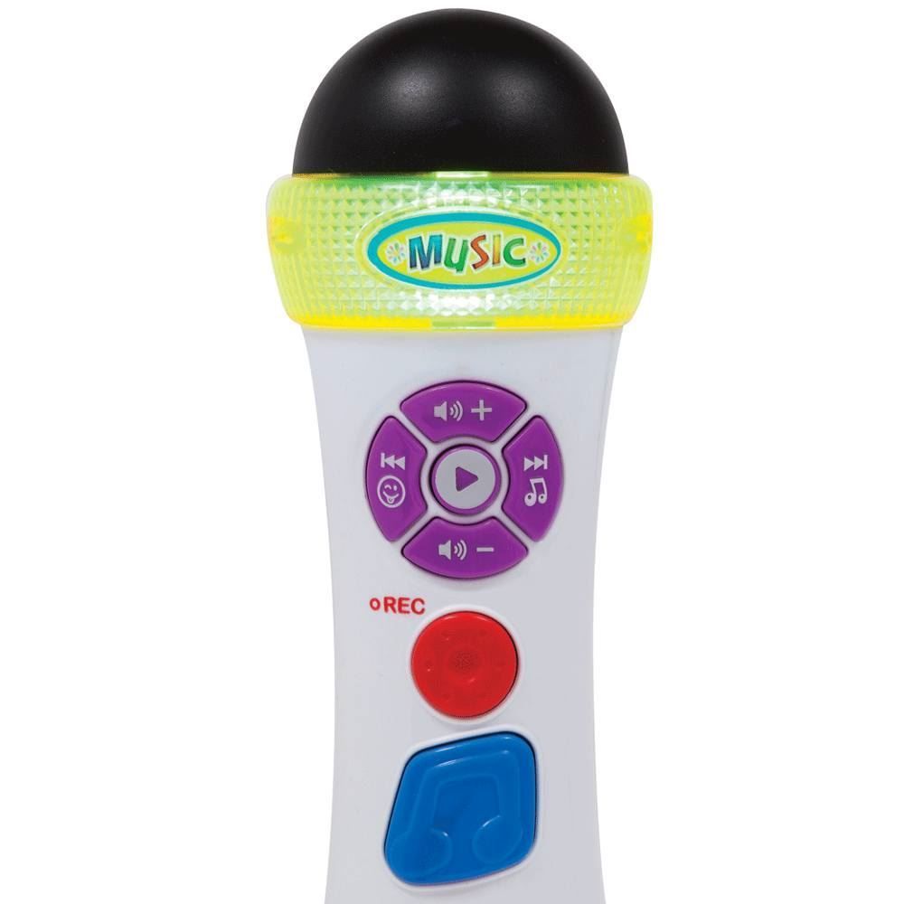 Microfone Musical Infantil Canta E Grava Buba - Color