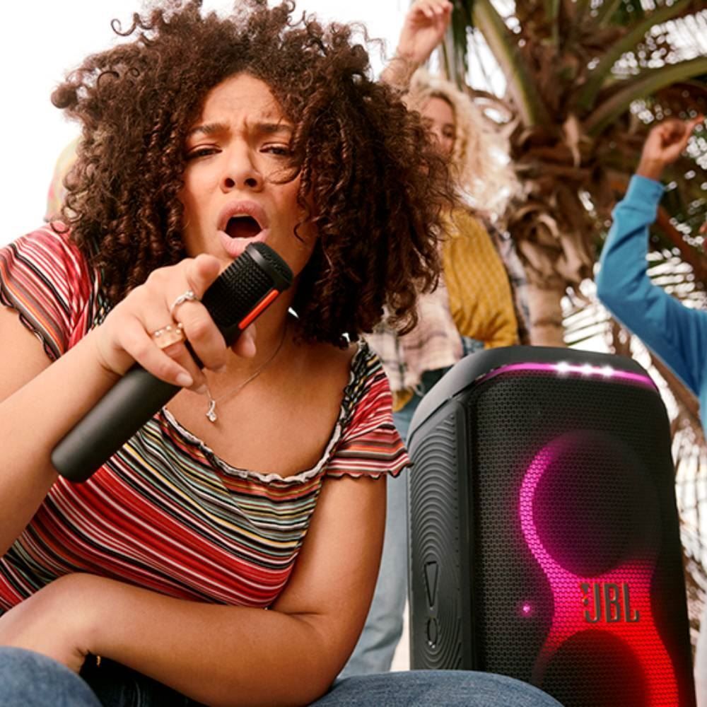 Microfones Jbl Party Box Sem Fio Wireless - Preto