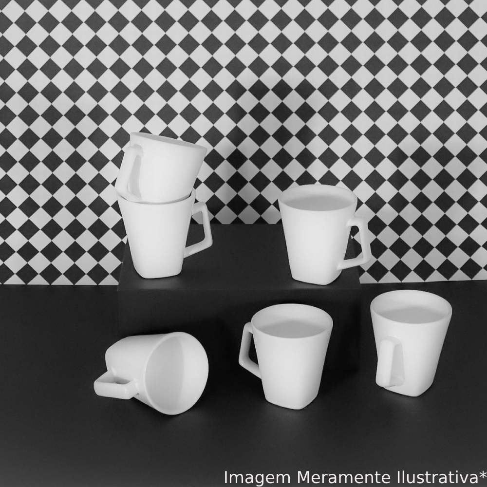 Caneca Mini Quartier Oxford 220Ml - Branco