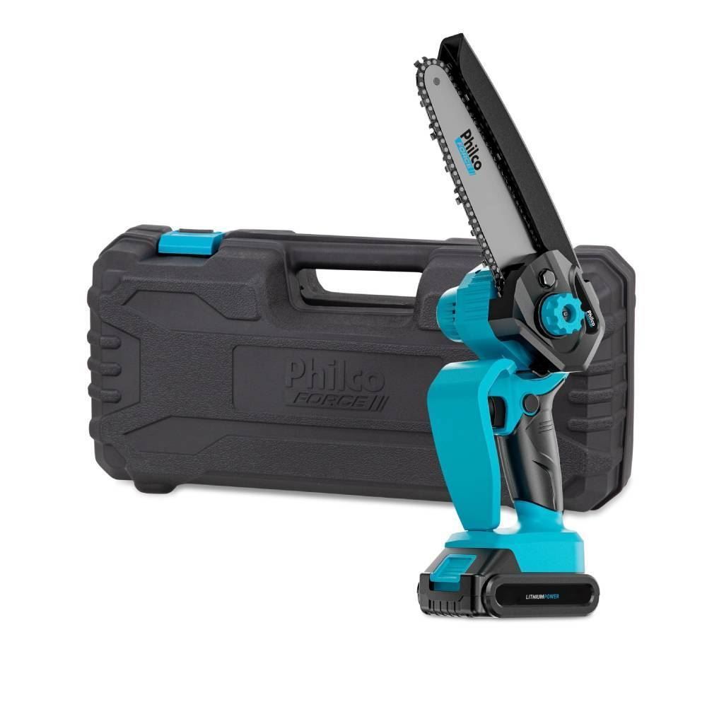Mini Motosserra Philco Force Sabre 6" Bateria Lítio Pmm216 - Bivolt