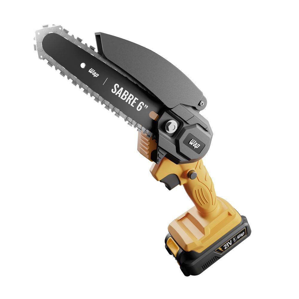 Mini Motosserra Sabre À Bateria 6" Wap K21 S02 Bivolt