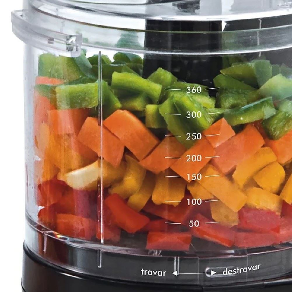 Mini Processador 2P com Jarra Transparente Britania