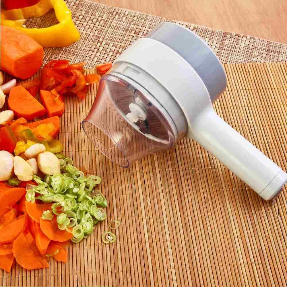 Mini Processador De Alimentos Multifuncional Elétrico Wolff - Cinza