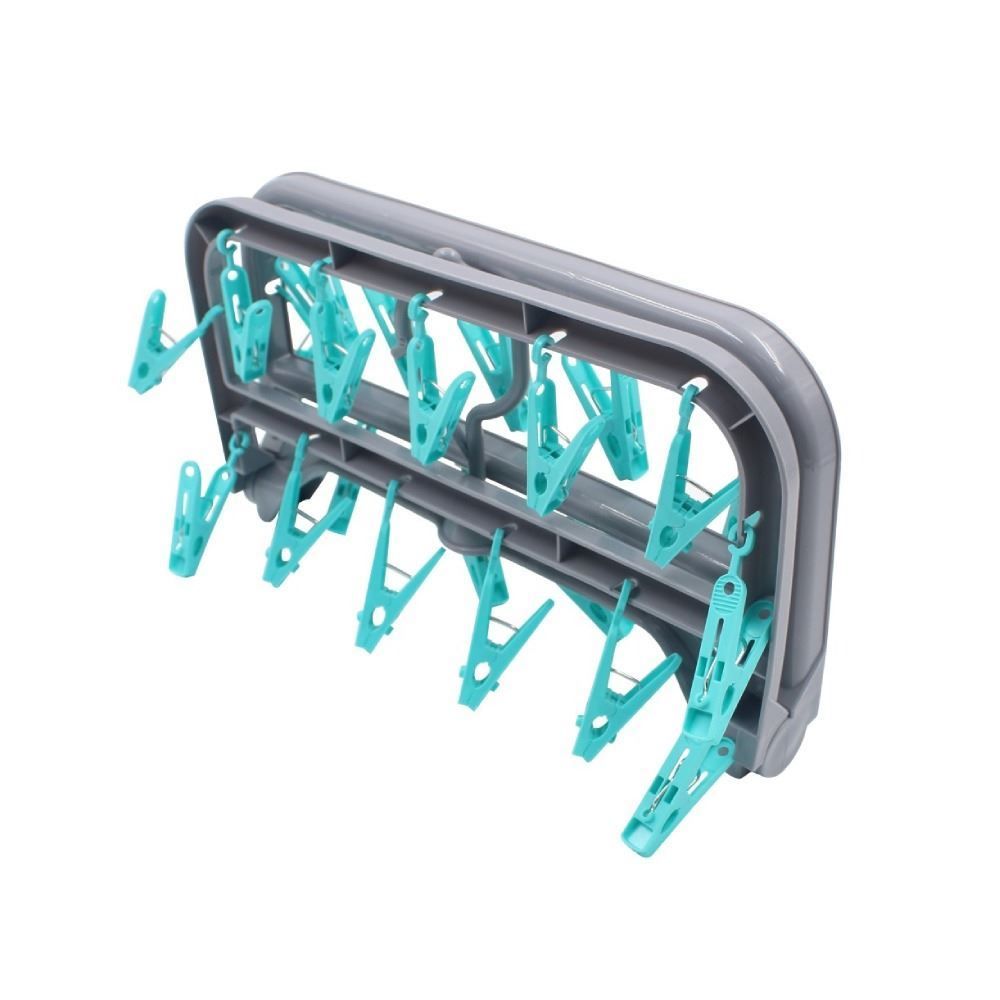 Mini Varal Quadrado Com 26 Prendedores Havan Casa - Cinza