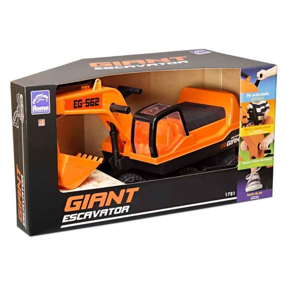 Mini Veículo Escavadeira Giant Roma - 1780