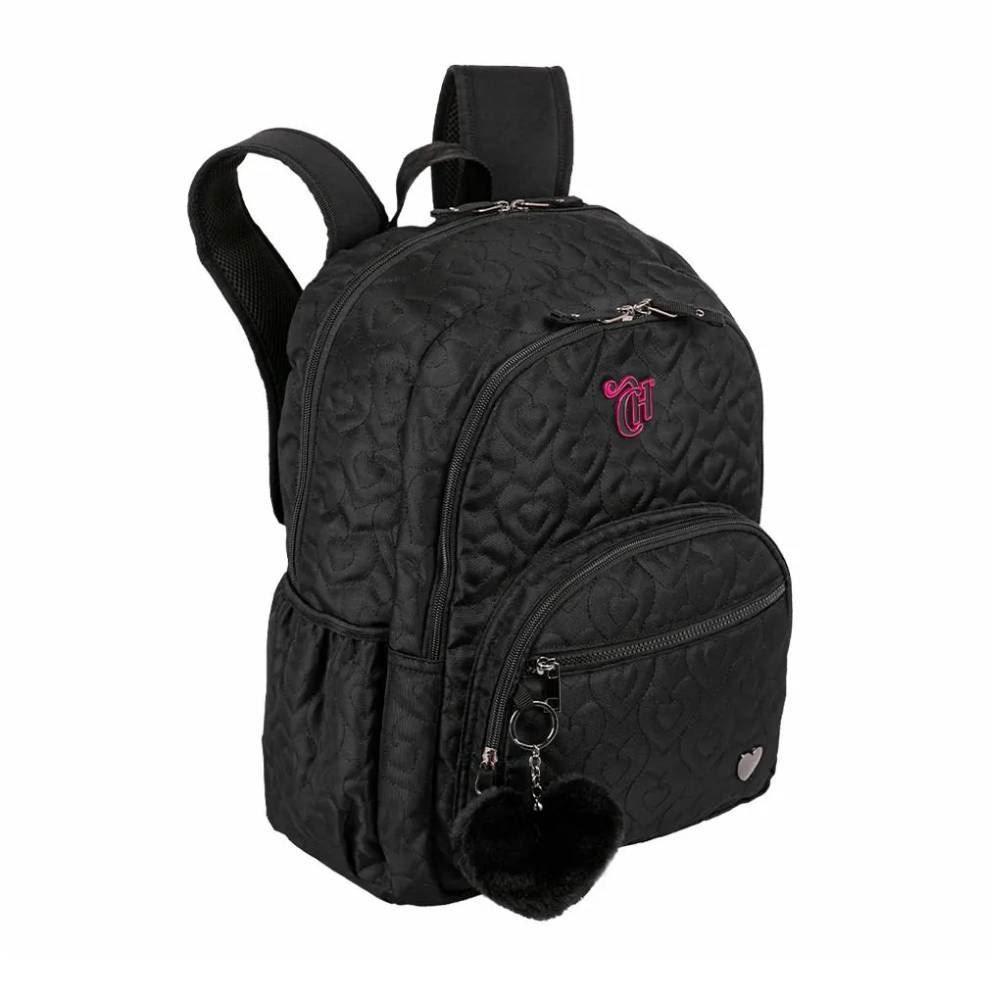 Mochila Capricho Crush Preta Sestini - 075896-01