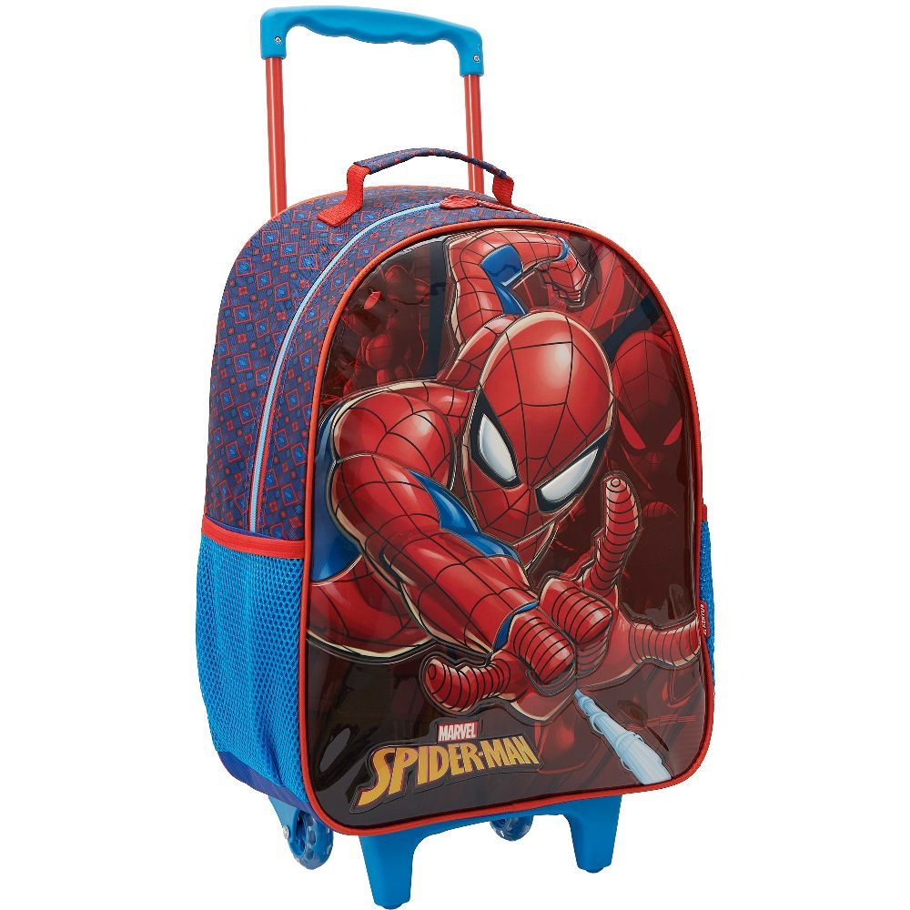 Mochila Com Rodinhas 16 Spider-Man Blue Xeryus - 13330