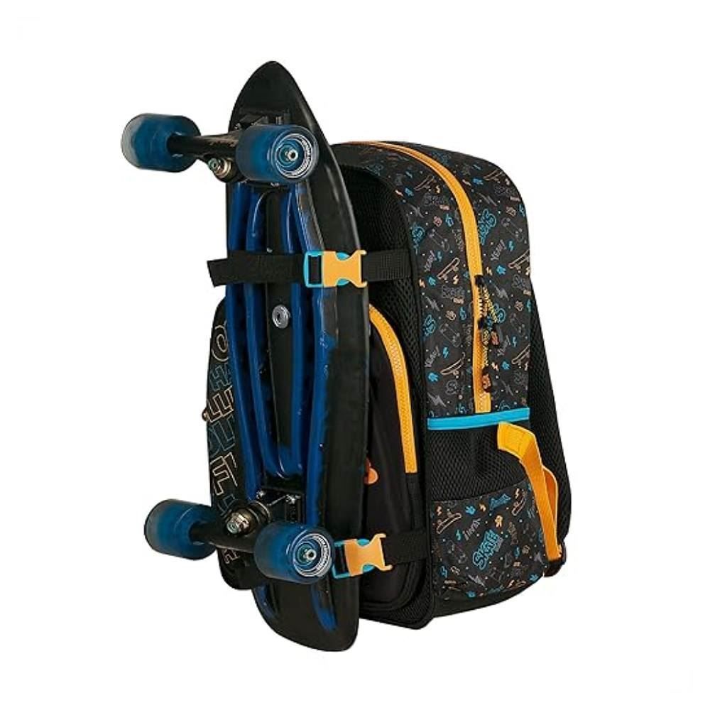 Mochila de Costas Infantil com Suporte de Skate - Clio Style