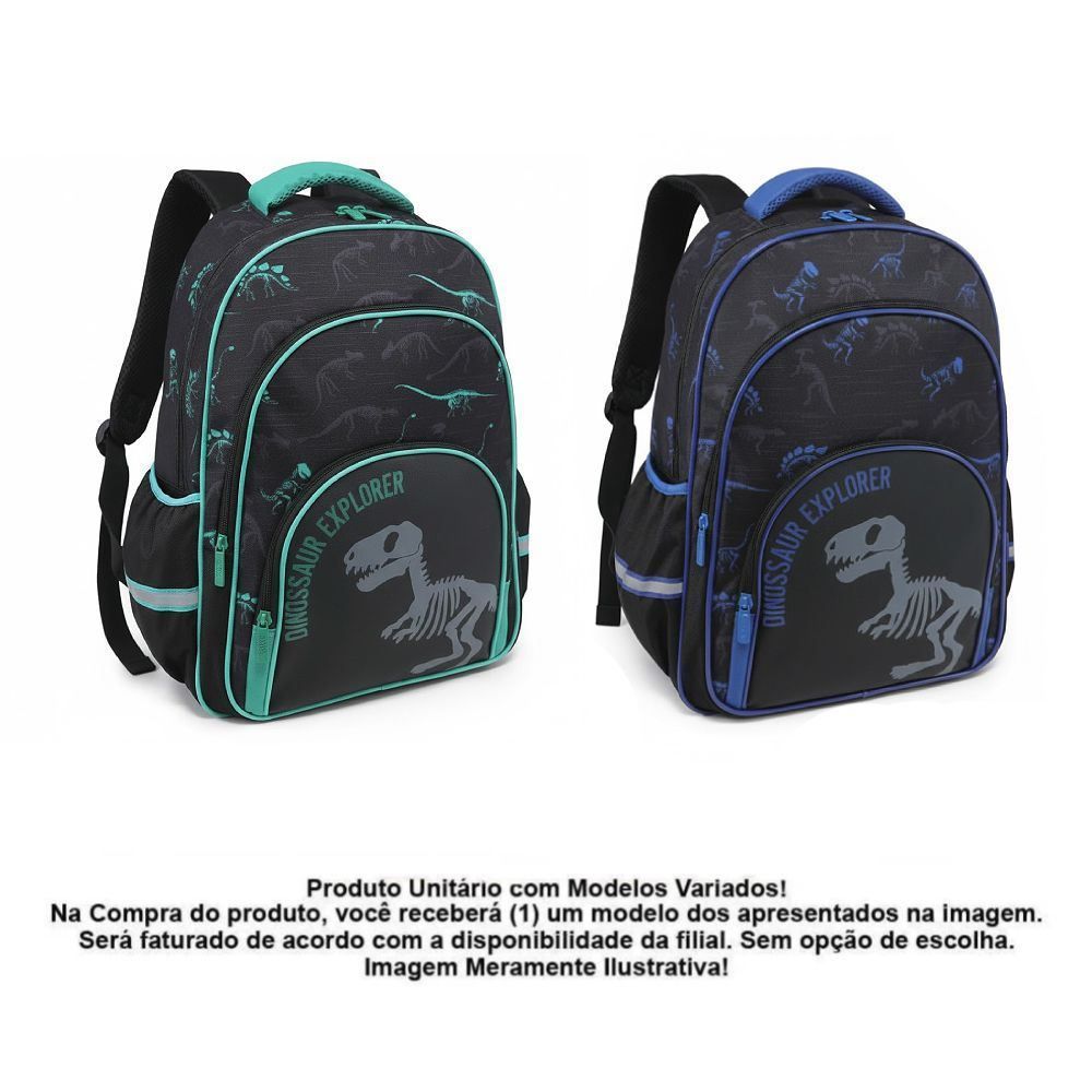 Mochila de Costas Infantil Dino Tututti - Sortido