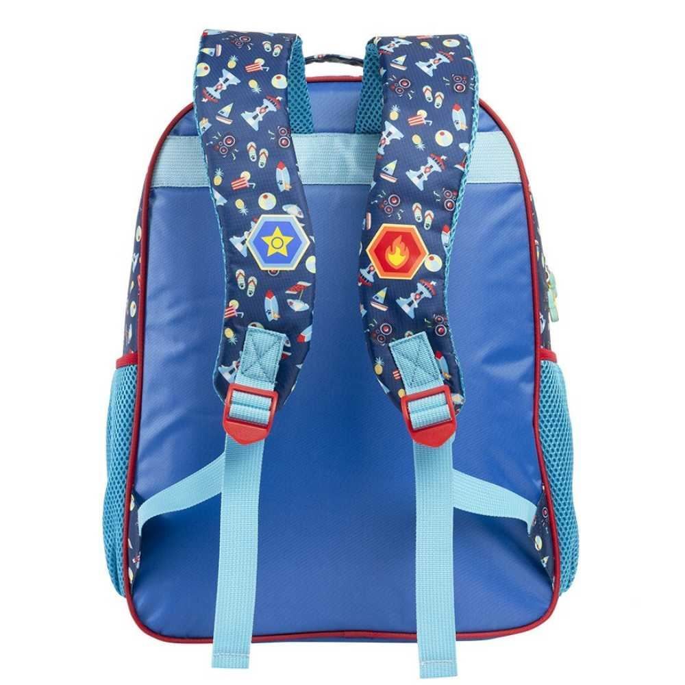 Mochila de Costas Infantil Patrulha Canina Xeryus - Azul