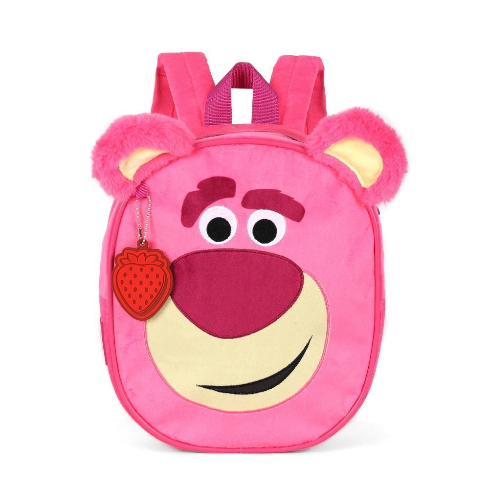 Mochila de Costas Infantil Pelúcia Lotso Luxcel - Rosa