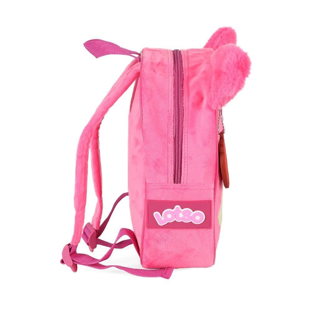 Mochila de Costas Infantil Pelúcia Lotso Luxcel - Rosa
