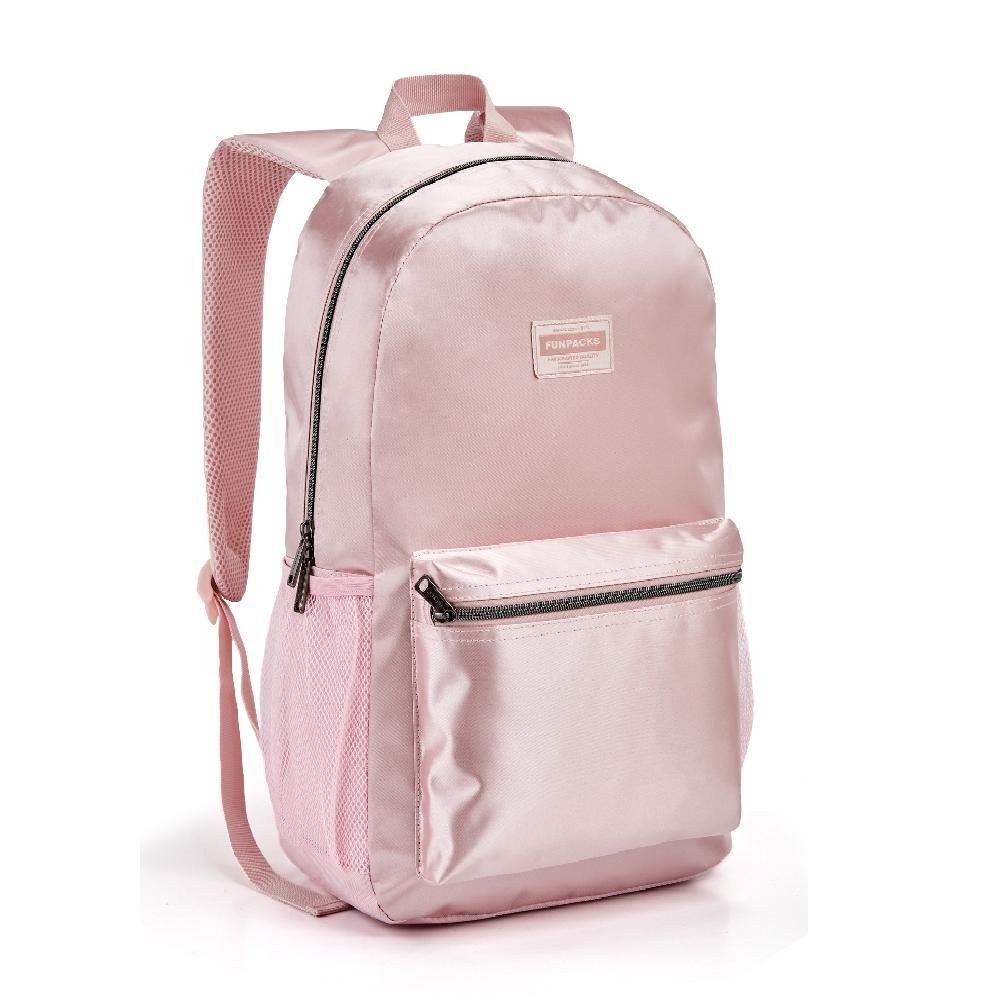 Mochila De Costas Juvenil Cetim Seanite - Rosa