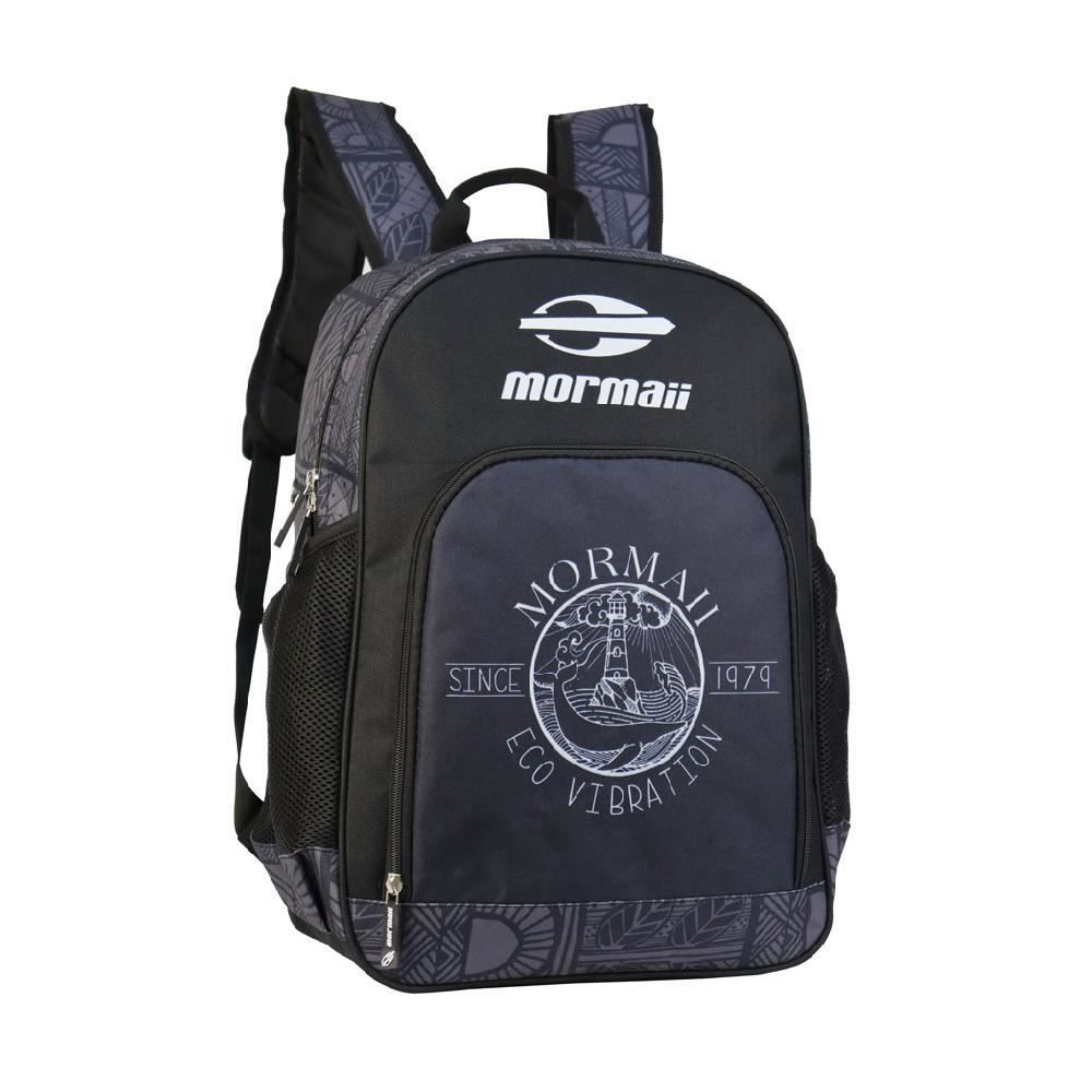 Mochila De Costas Juvenil Farol Mormaii - Preto