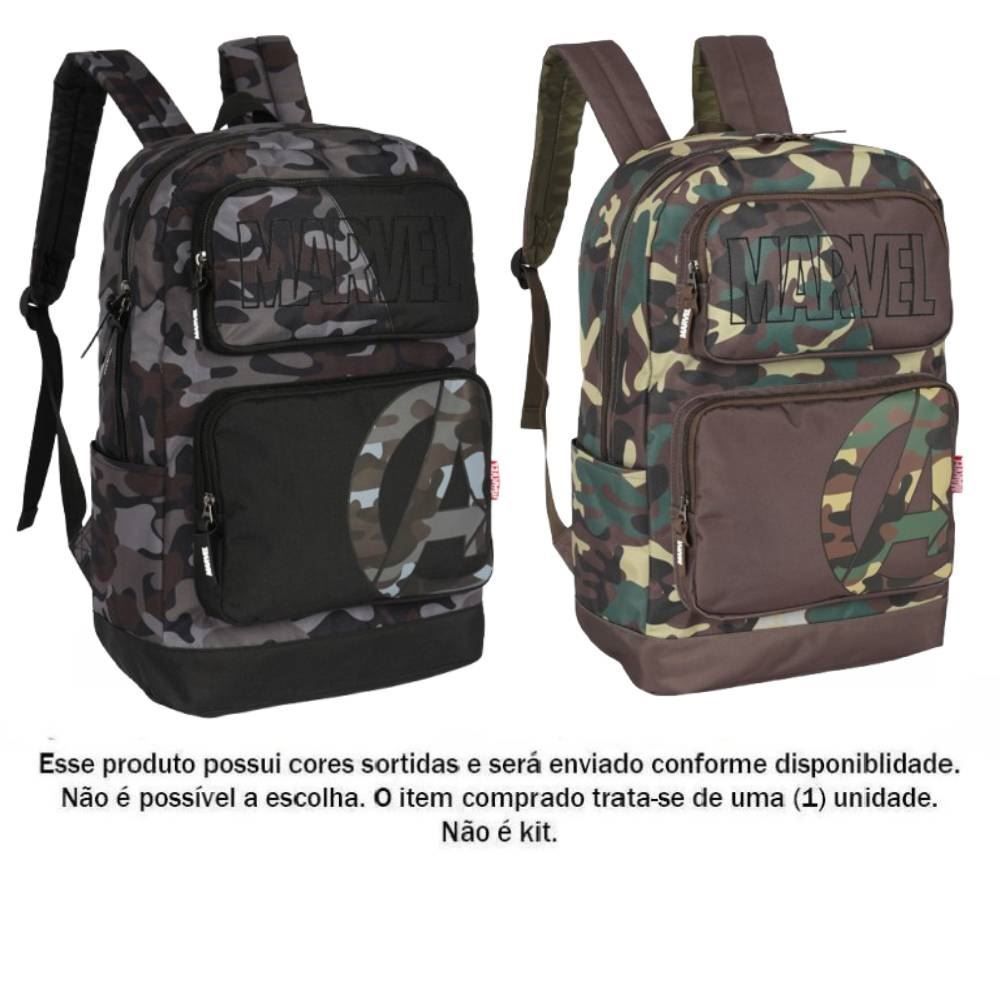 Mochila De Costas Juvenil Luxcel Avengers - Sortido