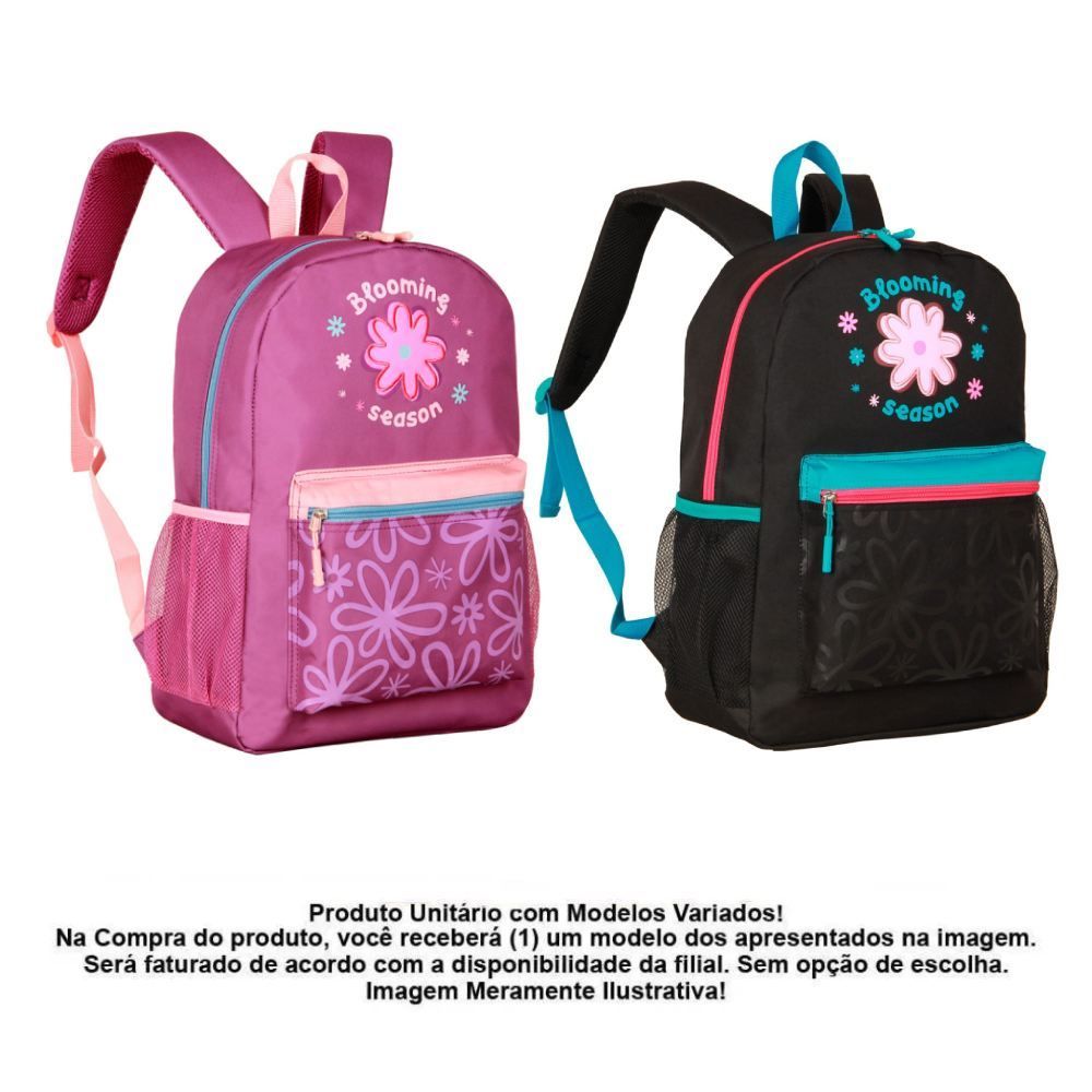 Mochila de Costas Juvenil Season Clio Style - Sortido