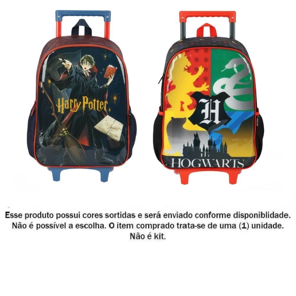 Mochila De Rodinha Harry Potter Infantil Luxcel - Sortido