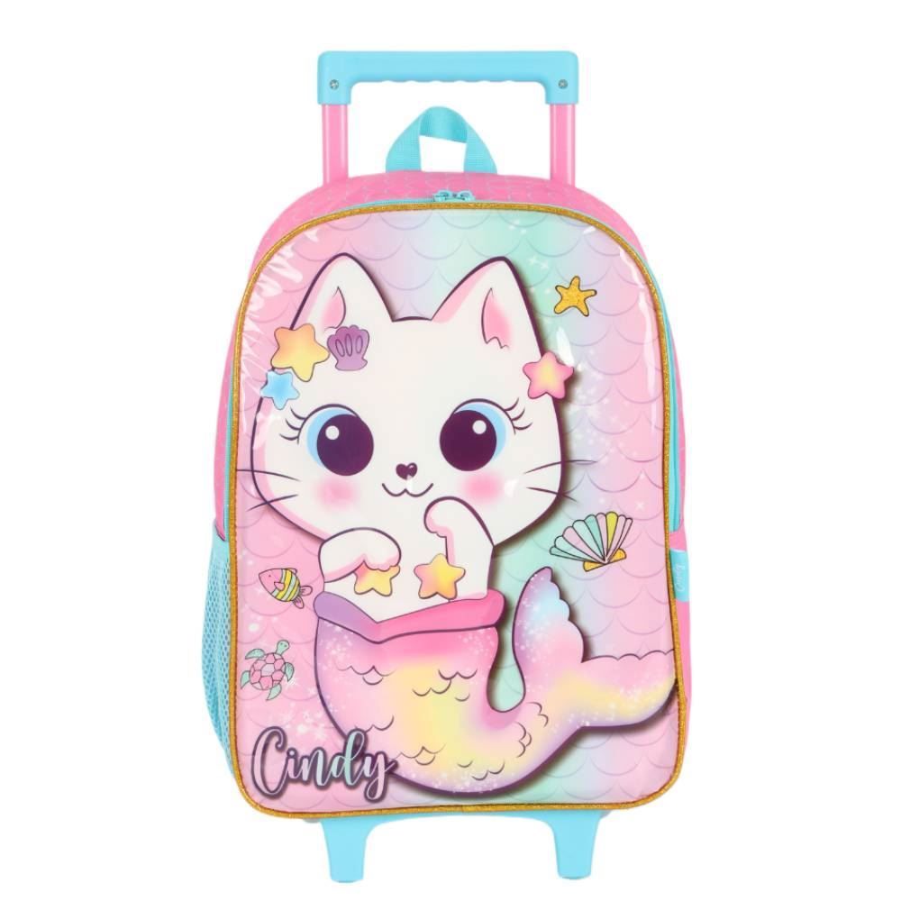 Mochila De Rodinha Infantil Luxcel Cindy - Sortido