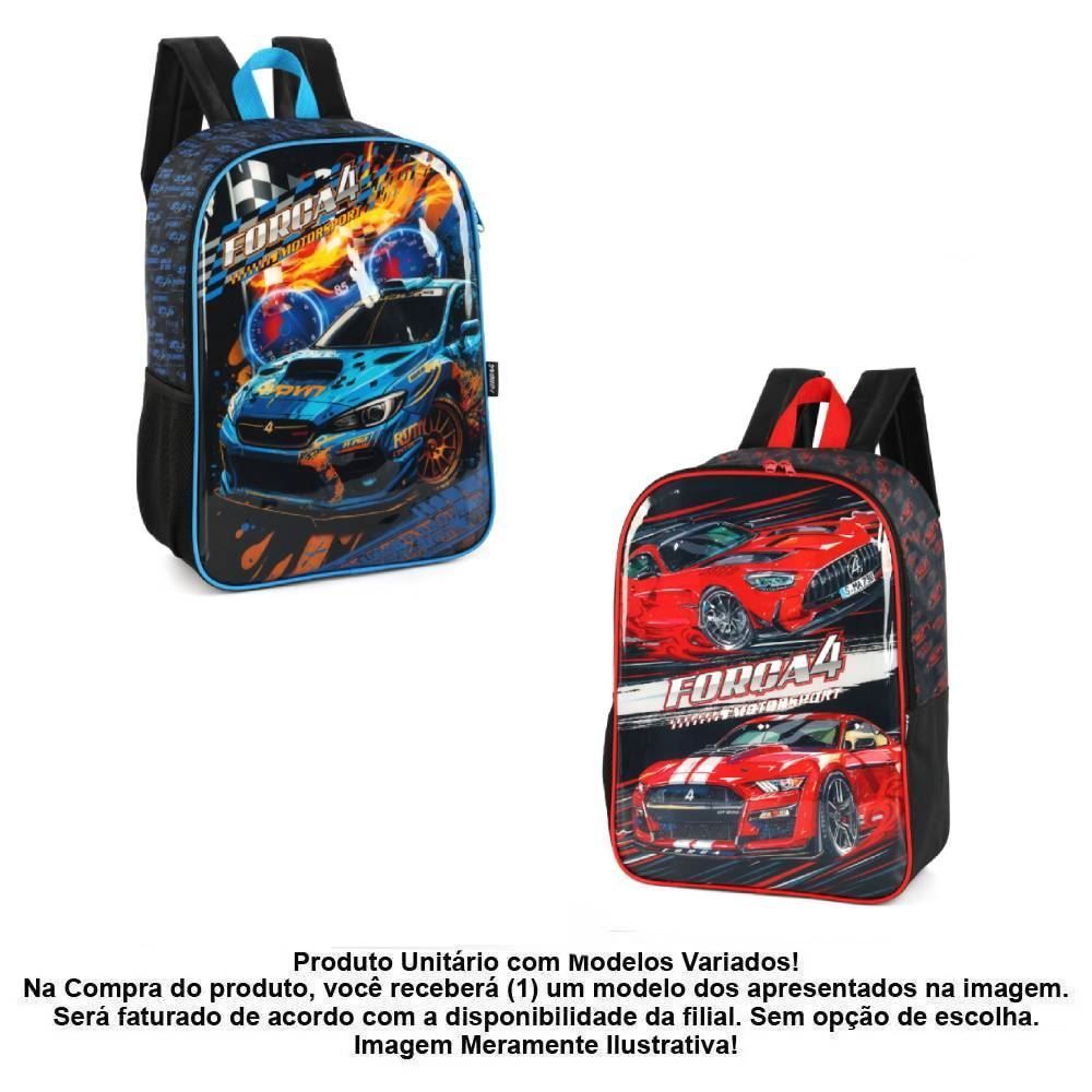 Mochila Infantil Força 4 Luxcel - Sortido