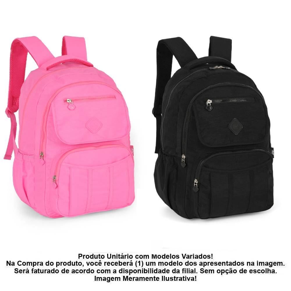 Mochila Juvenil Crinckle Luxcel - Sortido