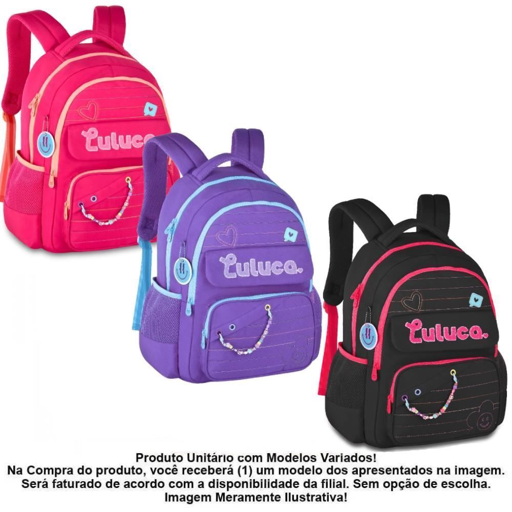 Mochila Juvenil de Costas Luluca Clio Style - Sortido
