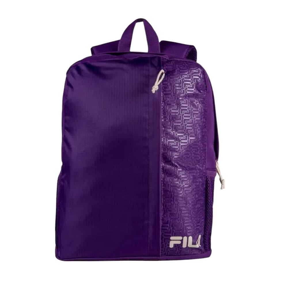 Mochila Juvenil Pocket Print Fila - Violeta Escuro