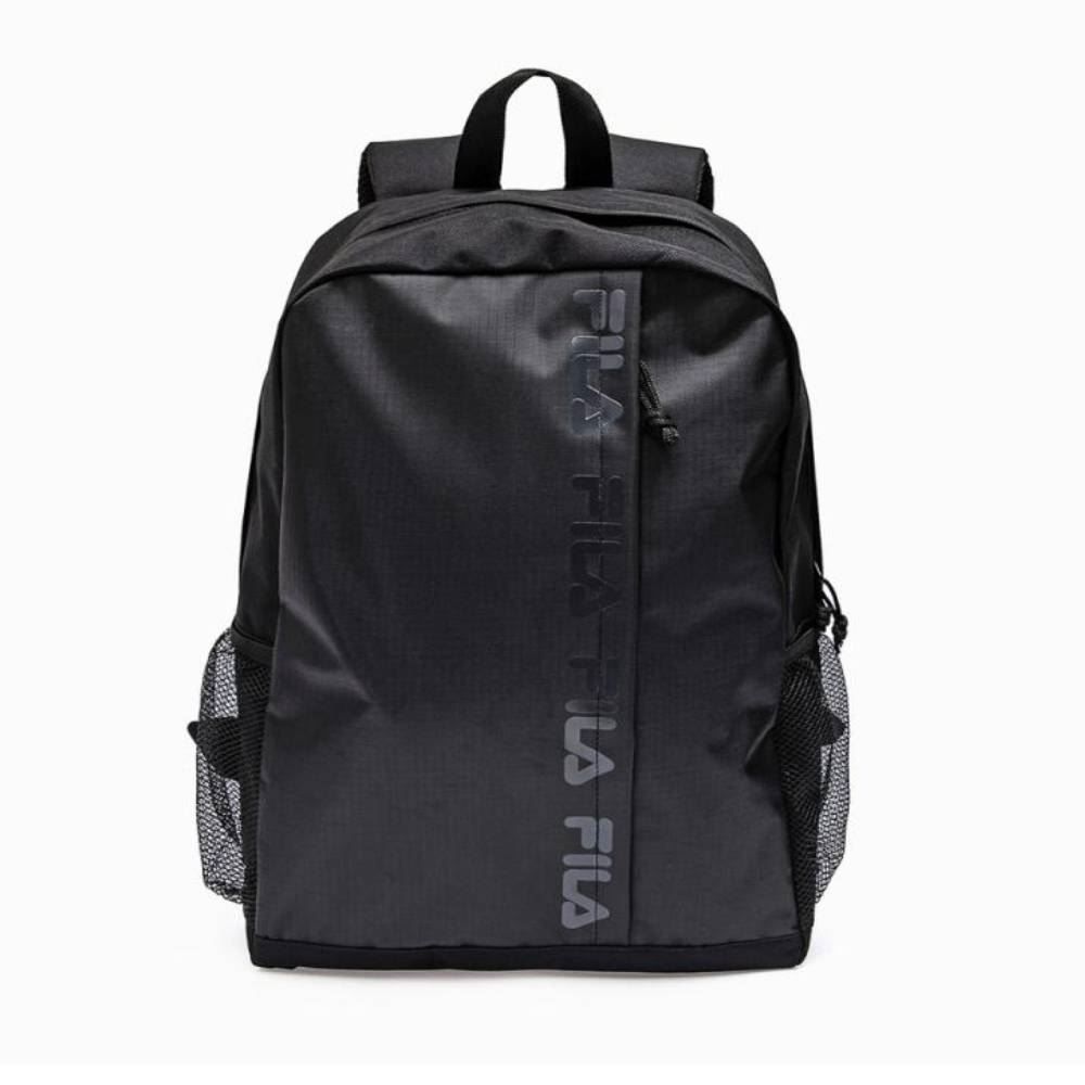 Mochila Juvenil Tone Logos Fila - Preto