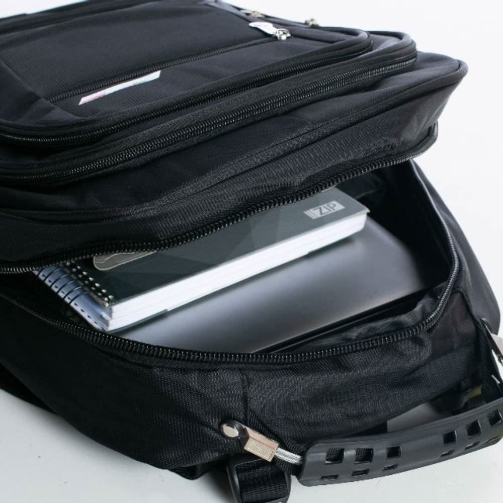 Mochila Para Notebook Até 17" Executiva Italian Travel - Mc251 - Preto