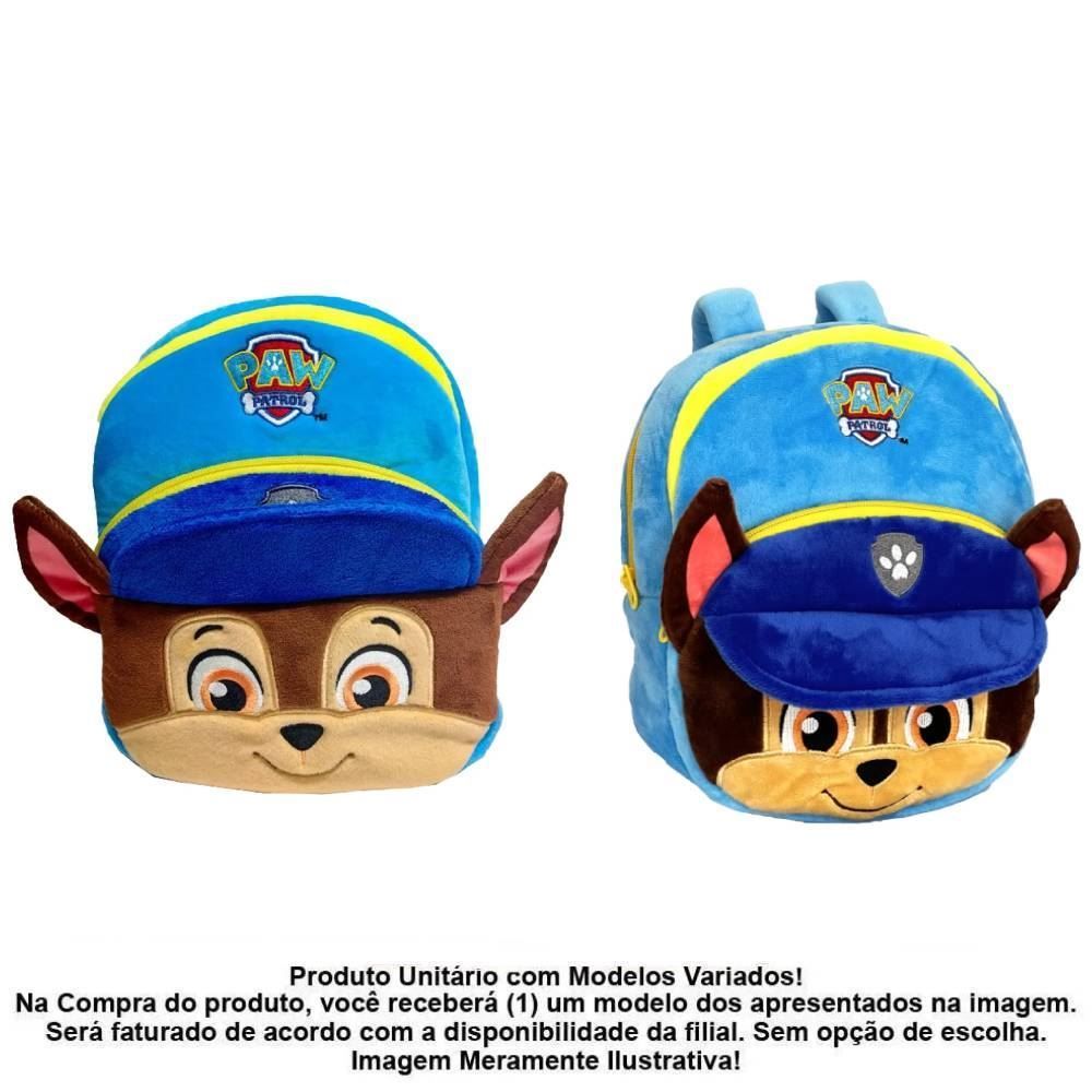 Mochila Pelúcia Patrulha Canina Chase Candide - 2832