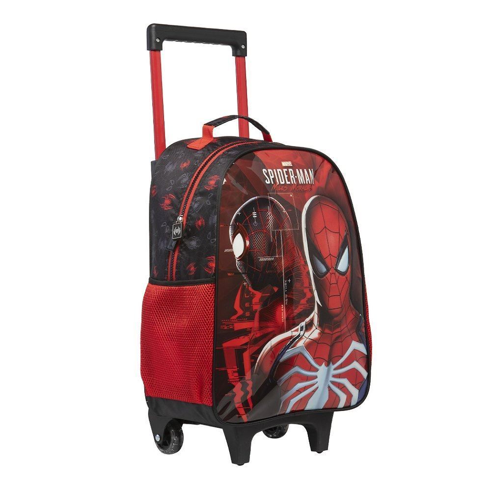 Mochilete Homem-Aranha Infantil Xeryus - Preto
