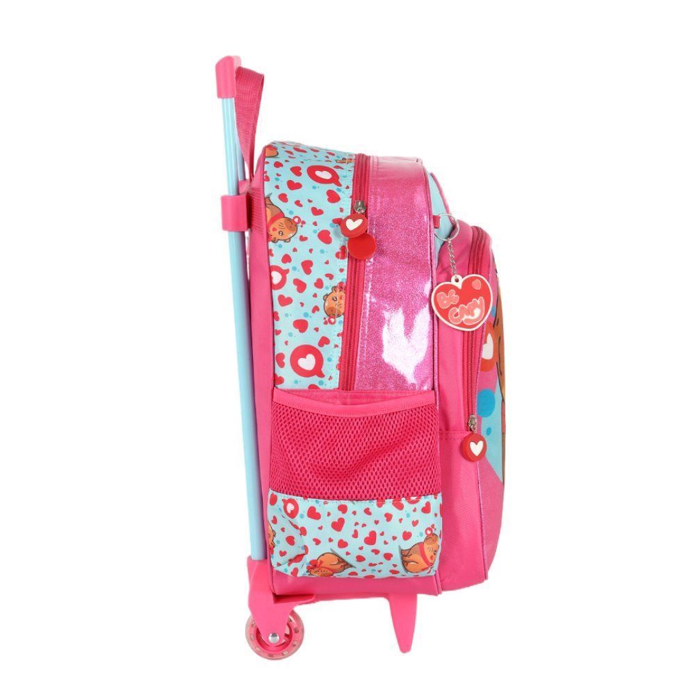 Mochilete Infantil Up Capy Luxcel - Rosa