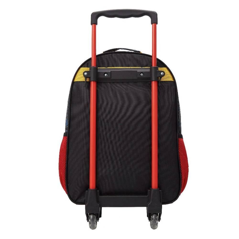 Mochila Com Rodinhas Homem Aranha Preta Xeryus - 13340