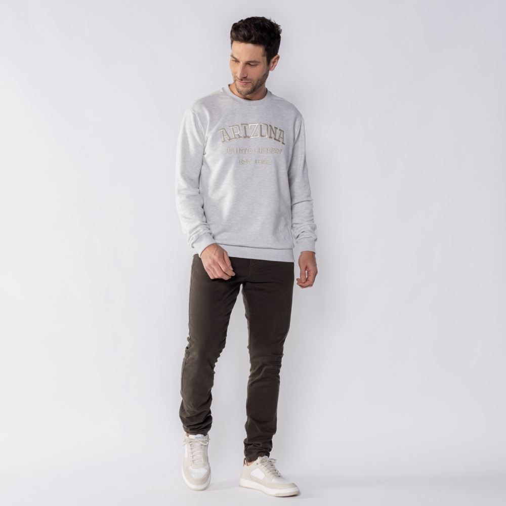 Moletom Careca Masculino Com Bordado Thing