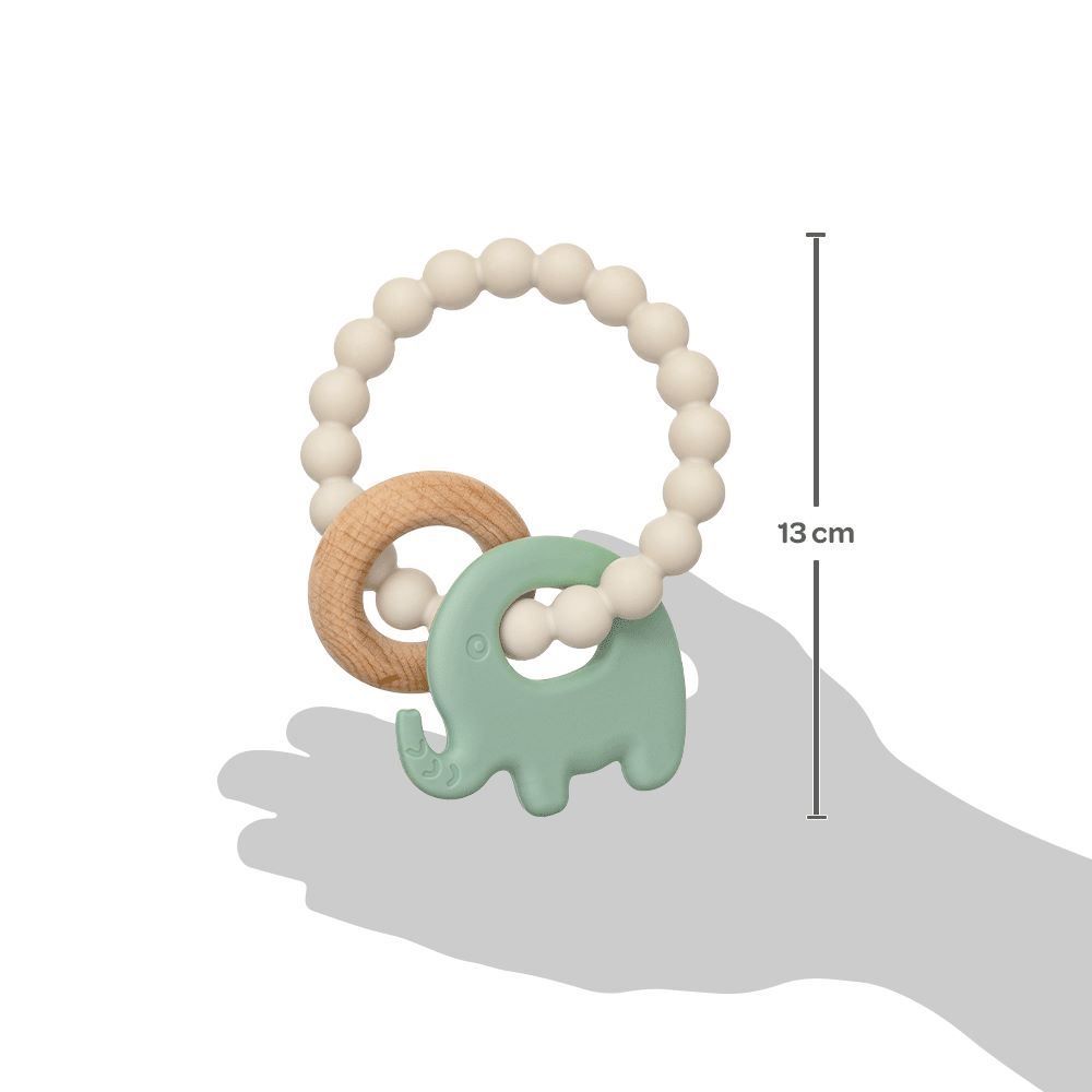 Mordedor Em Silicone E Banbu Buba - Elefante