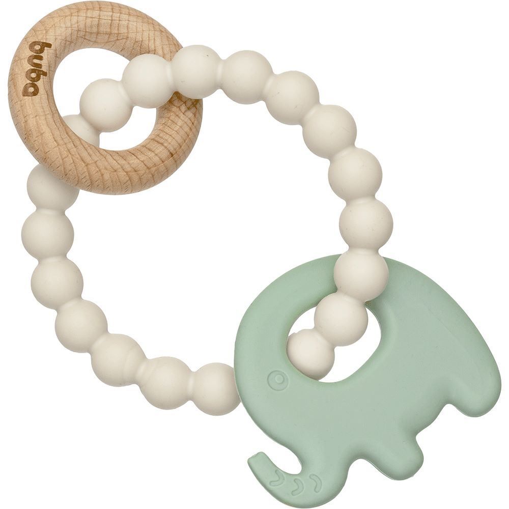 Mordedor Em Silicone E Banbu Buba - Elefante