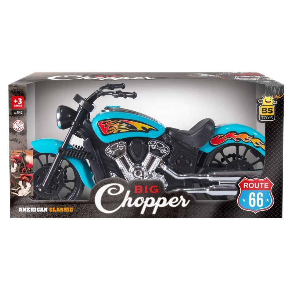 Moto Big Chopper Friccao Bs Toys - 542