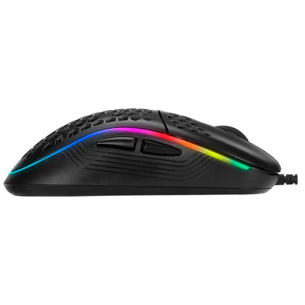 Mouse Gamer Flakes Power Air Flkm003 Elg  - Preto