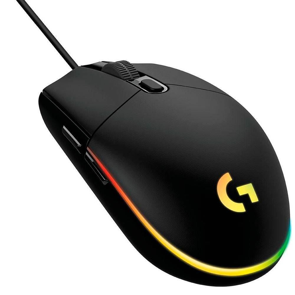 Mouse Gamer Lightsync G203 8.000 Dpi Logitech - Preto