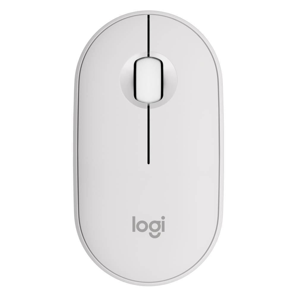 Mouse Logitech M350s Sem Fio Branco