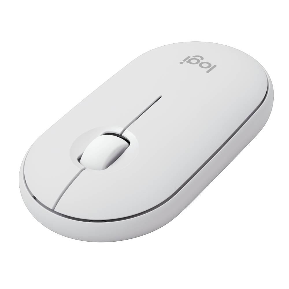 Mouse Logitech M350s Sem Fio Branco